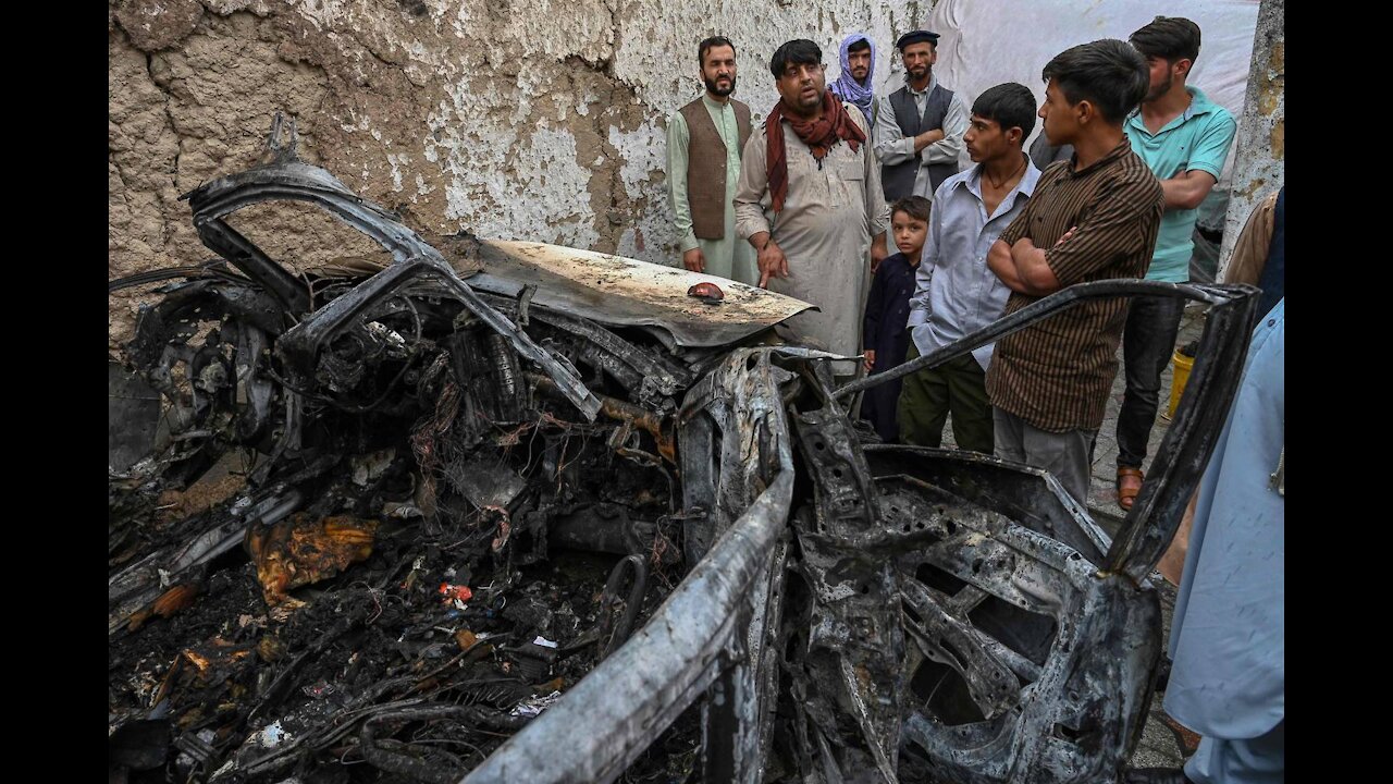 EEUU de Joe Biden mata con drones a 10 civiles afganos en Kabul Kabul, 7 de ellos niños