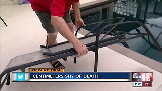 Bradenton man recovering after patio furniture slices neck