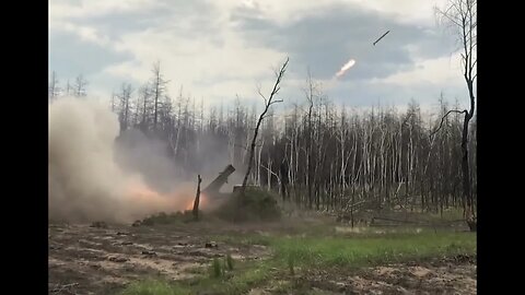 Russia unleashing a fire storm on Ukraine forces.