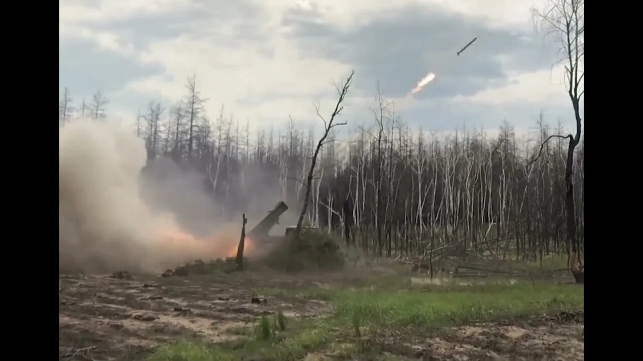 Russia unleashing a fire storm on Ukraine forces.