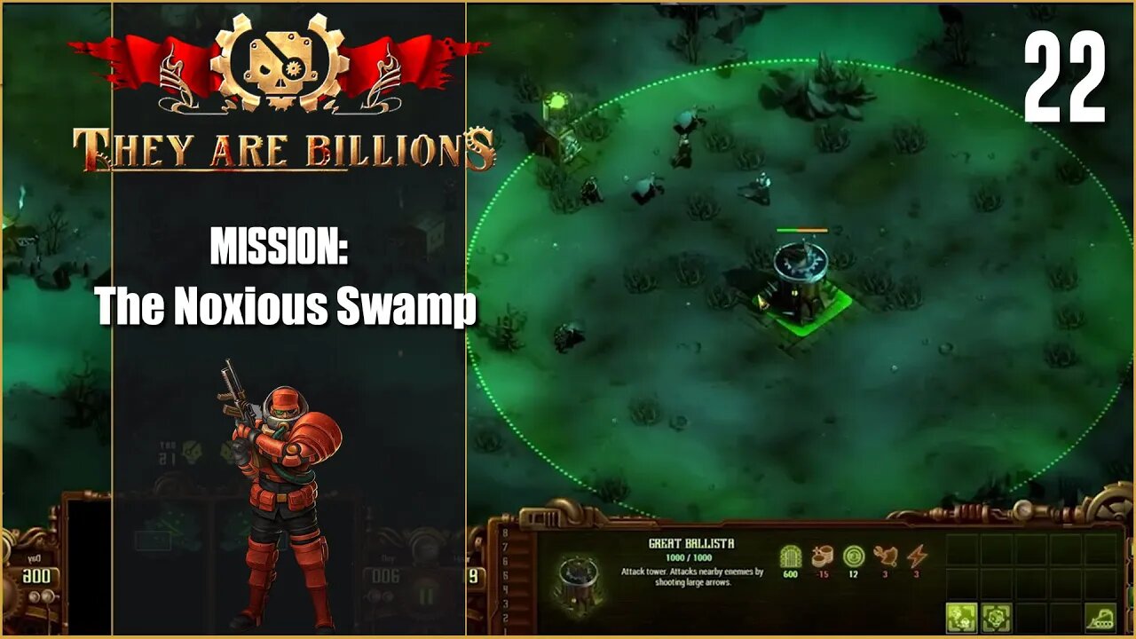 Mission: The Noxious Swamp - 100% - Lets Play They Are Billions - Part 22