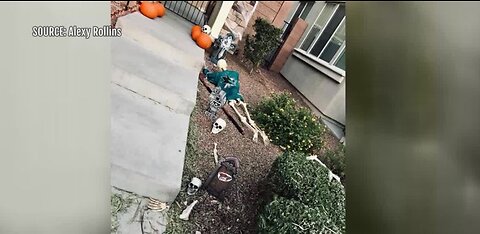 Halloween decorations in Las Vegas