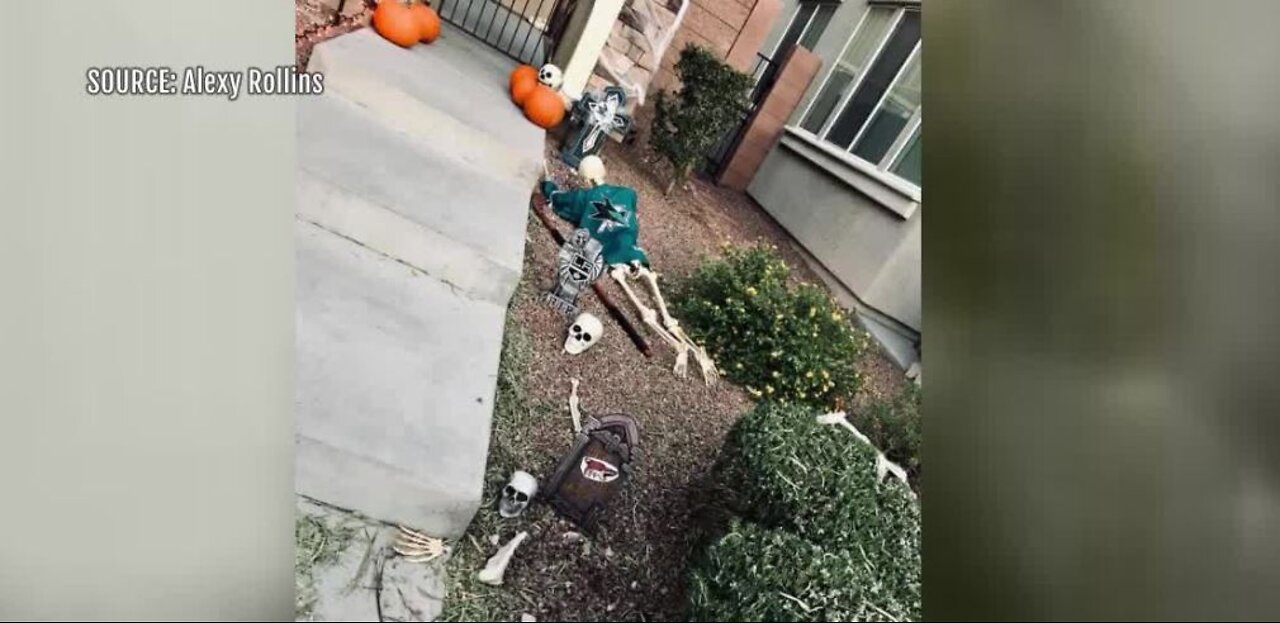 Halloween decorations in Las Vegas