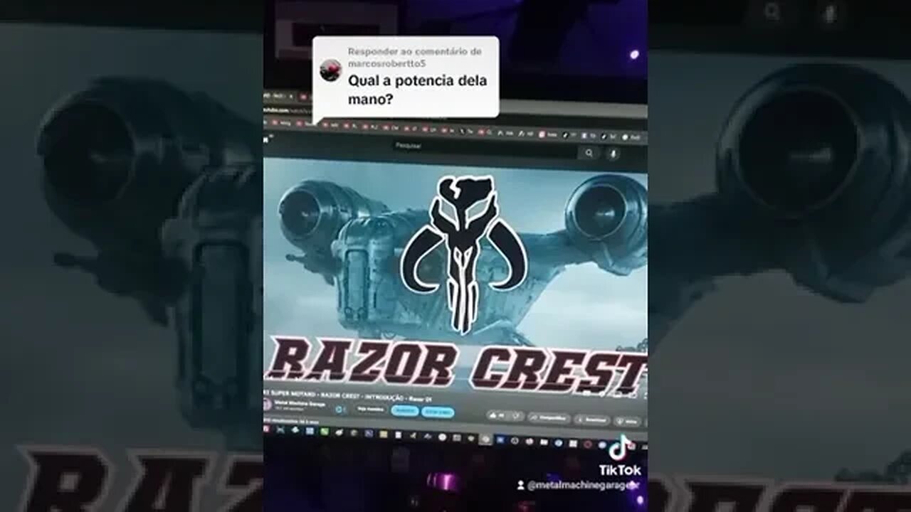 Sobre a minha CRZ Super Motard a "Razor Crest"