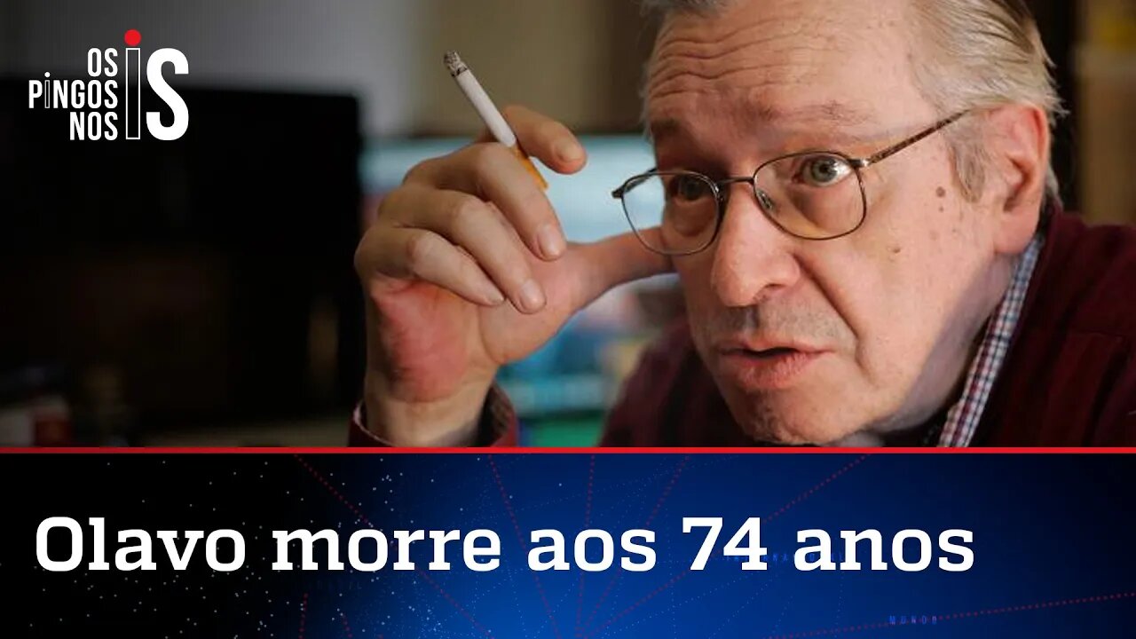 Morre Olavo de Carvalho - Homenagem de Os Pingos nos Is ao filósofo