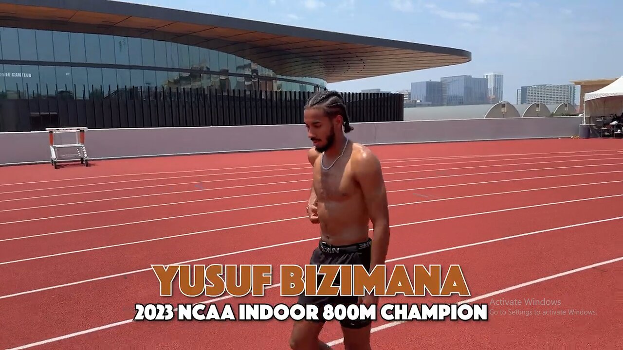 Yusuf Bizamana Brutal 800m Workout Pre NCAA