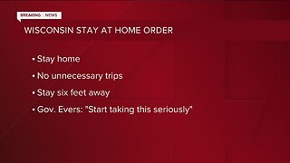Gov. Tony Evers announces 'Safer at Home' order coming Tuesday