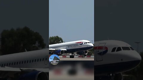 On the Road on Runway as this Plane Lands