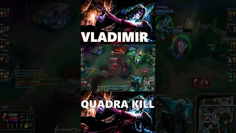 OLHA OQUE EU FIZ NESSE 1V4 DE VLADIMIR #leagueoflegends #vladimir #shorts
