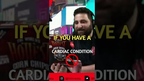 World's hottest corn chip challenge live on Halloween #fyp #podcast #foryou #foodchallenge #shorts