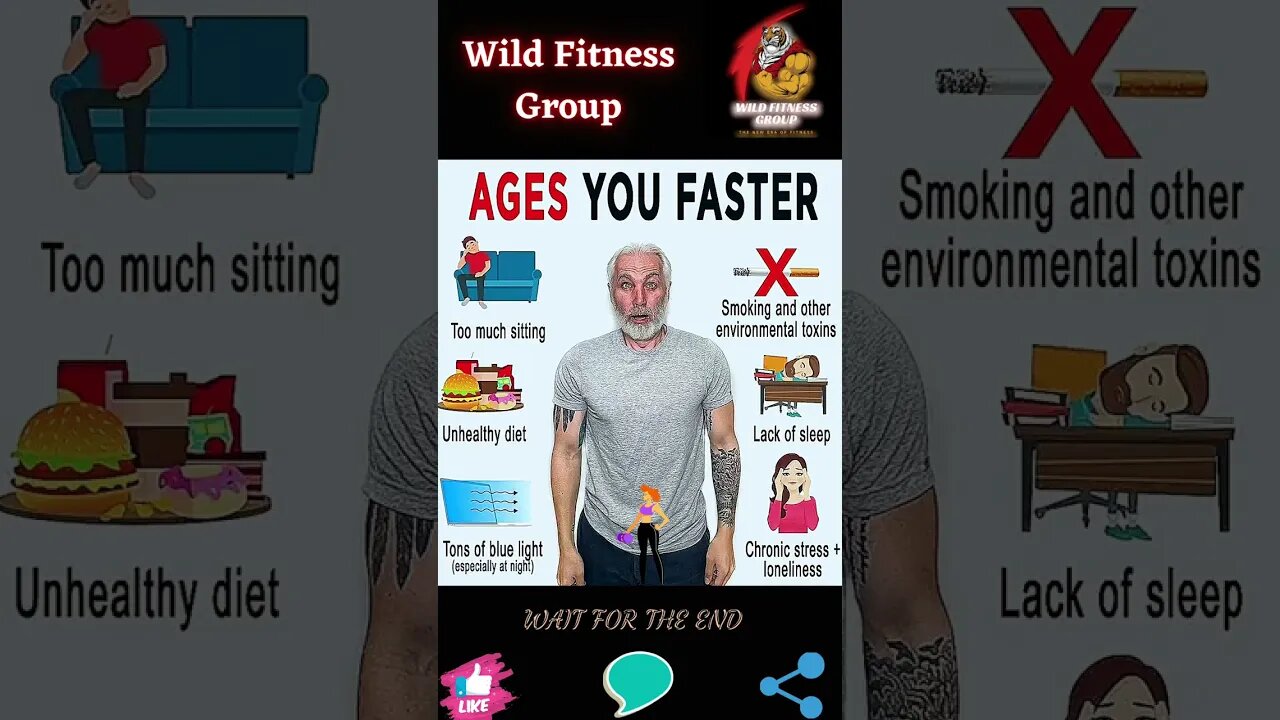 🔥Things that ages you faster🔥#shorts🔥#wildfitnessgroup🔥22 March 2023🔥