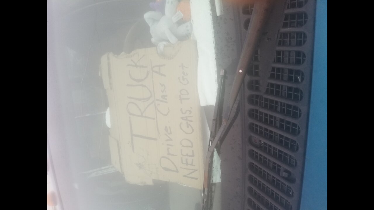 Trying to get help from fellow truck drivers