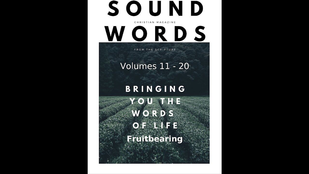 Sound Words, Fruitbearing