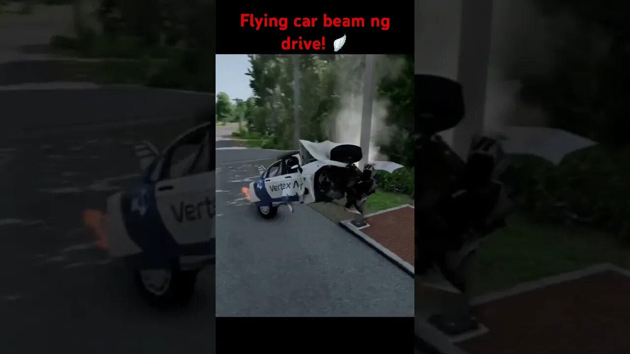 Flying car beam ng drive fails and win