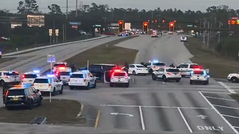 Reports of officer shot and killed during a traffic stop in Charlotte County, Florida