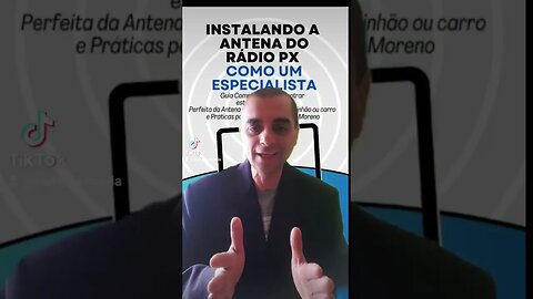 Instalando a antena do Rádio Px de forma correta igual especialista