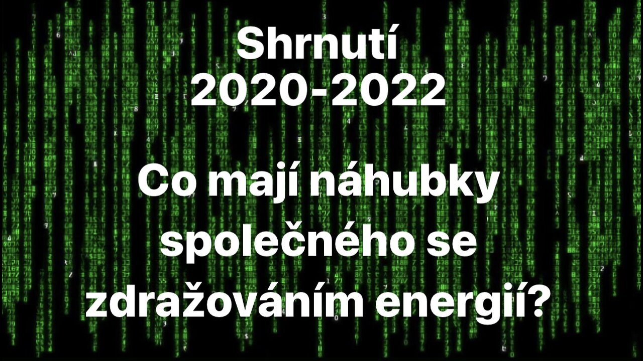 Shrnutí 2020-2022- Co mají náhubky společného se zdražováním energií?