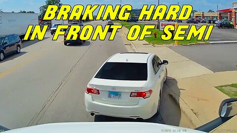 A Day in The Life of an American Truck Driver - Road Rage, Brake Check, Car Crash, Instant Karma USA