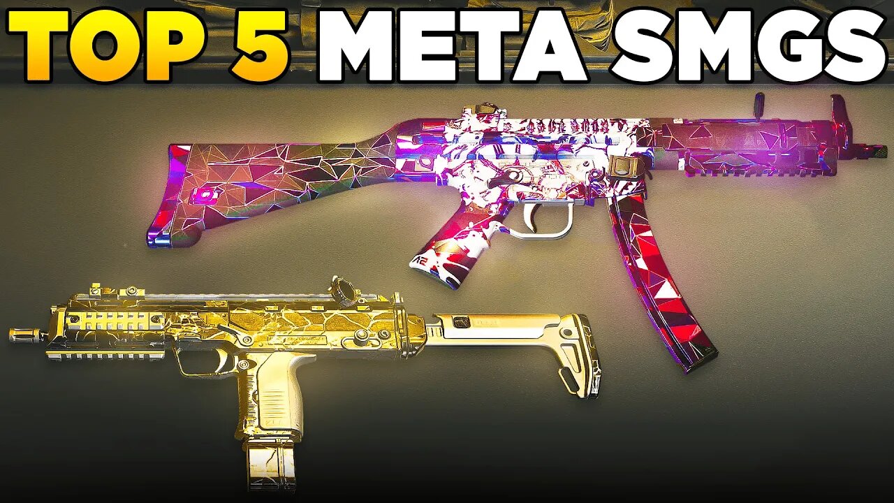 WARZONE TOP 5 META SMG LOADOUTS YOU MUST USE! (Warzone Best Loadouts)