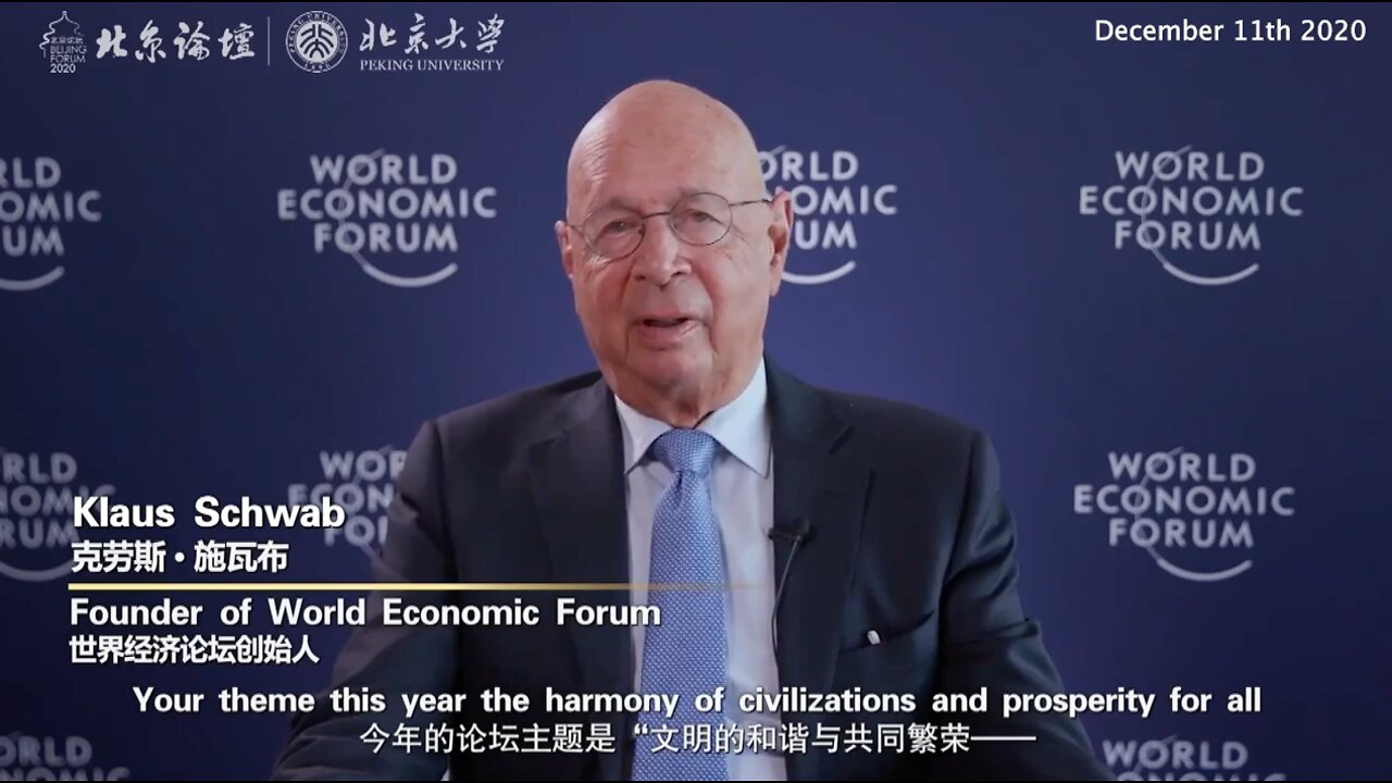 Klaus Schwab | The Great Reset | "We Have to Take More Advantage of the Technologies of the Fourth Industrial Revolution: Artificial Intelligence, Genetic-Engineering, etc."