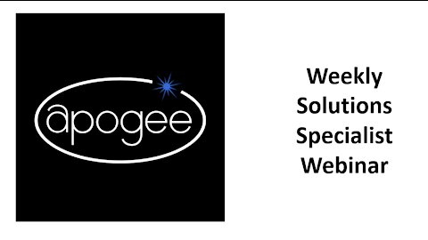 2-23-2021 Apogee Weekly webinar