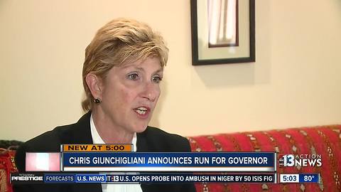 Chris Giunchigliani announces intent to run for governor