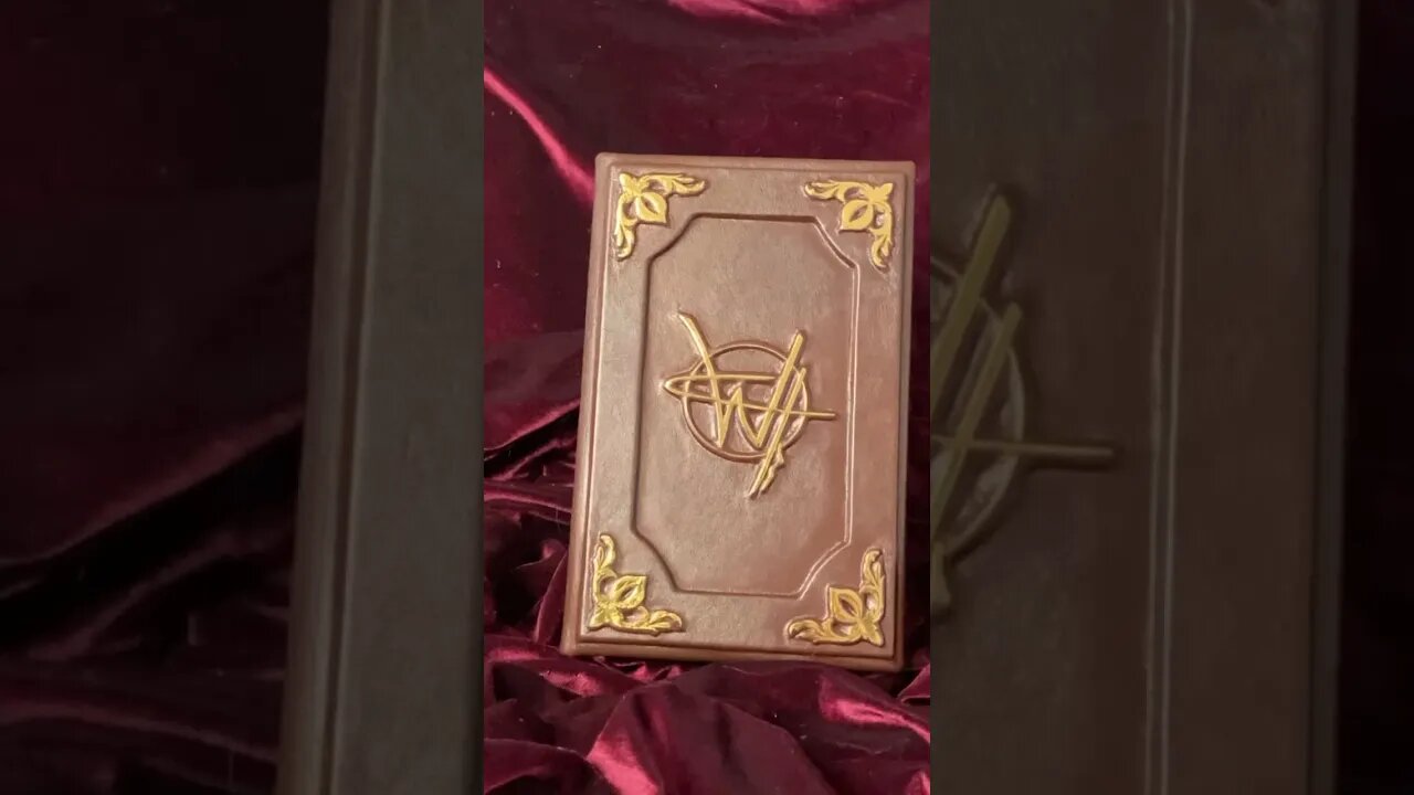 Applying Gold Foil To An Embossed Leather Journal