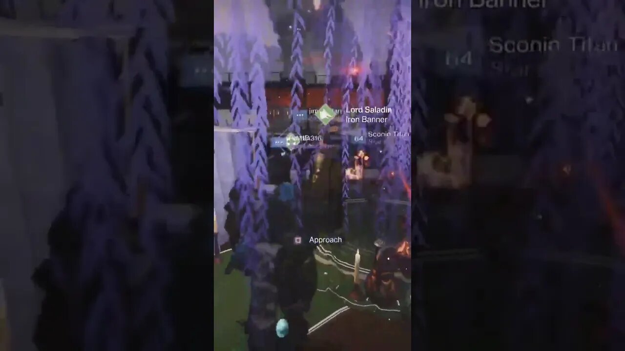 Destiny 2 - Saladin and Eva meet under the tree.