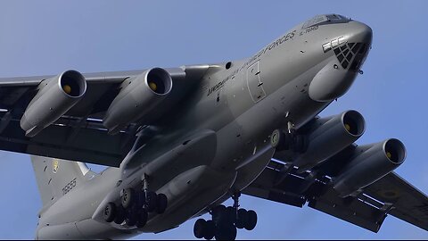 Ilyushin Il-76MD transport aircraft of the 25th Transport Aviation Brigade