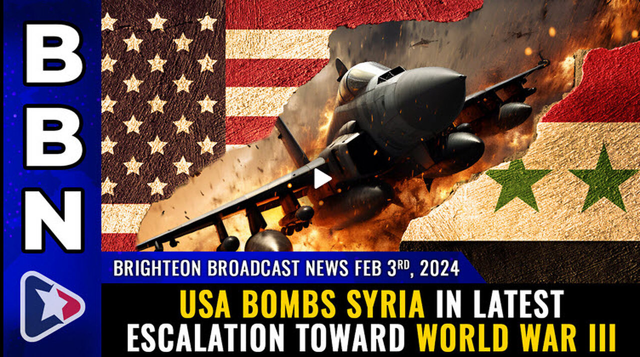 BBN, Feb 3, 2023 - USA bombs Syria in latest ESCALATION toward World War III