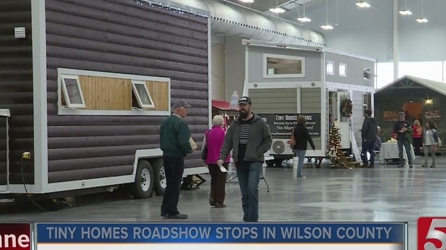 Hundreds Tour Tiny Homes Exhibit