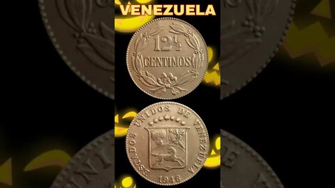 Venezuela 12½ Centimos 1946.#shorts #coinnotesz