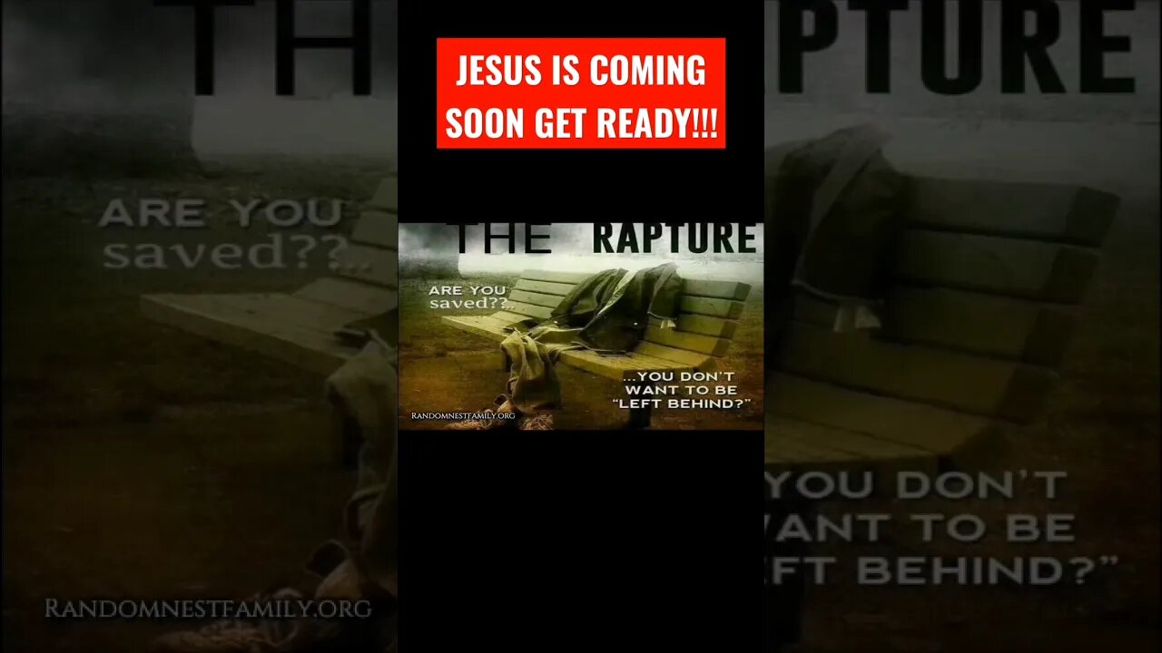 The RAPTURE Could Happen Tomorrow Are You Ready For Jesus? #shorts #rapture #jesus