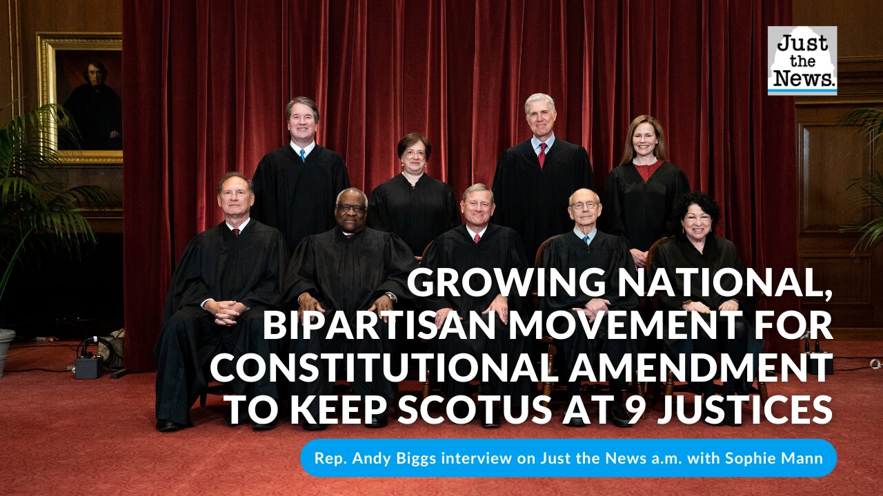 Growing national, bipartisan movement for constitutional amendment to keep SCOTUS at 9 justices