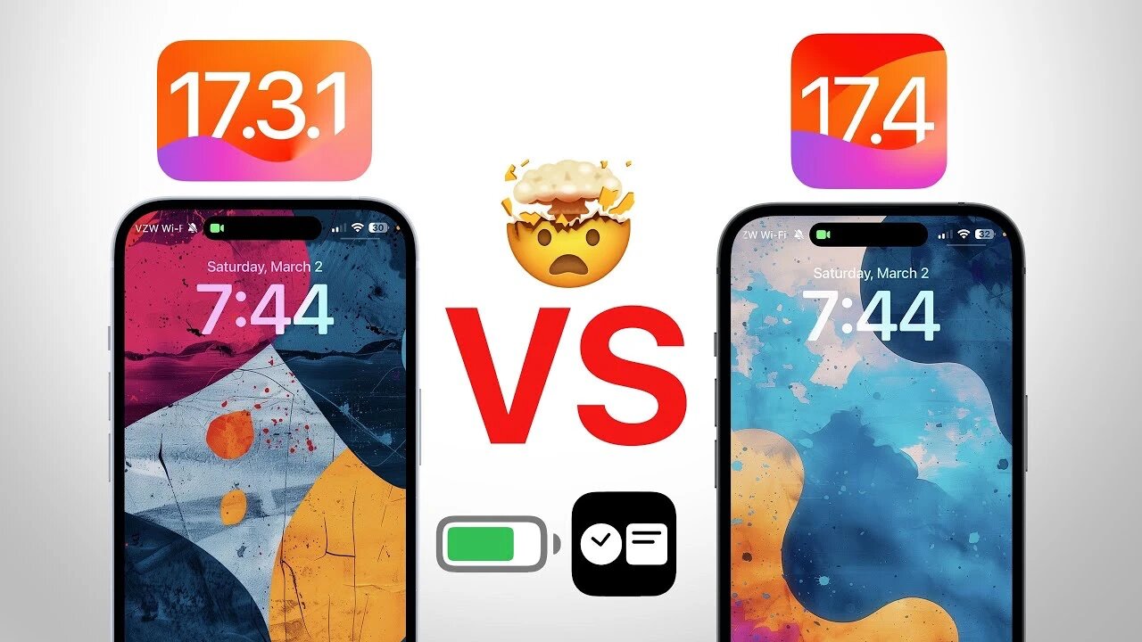 Ios 17 >VS< ios17.4