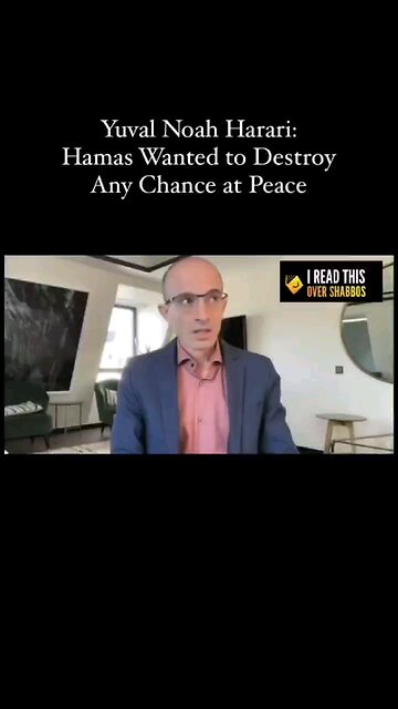 Hamas wanted to destroy any chance of Peace