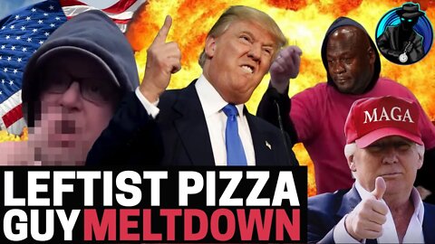 Instant Regret! Unhinged Pizza Guy Goes INSANE Over A Flag And Has A MELTDOWN!