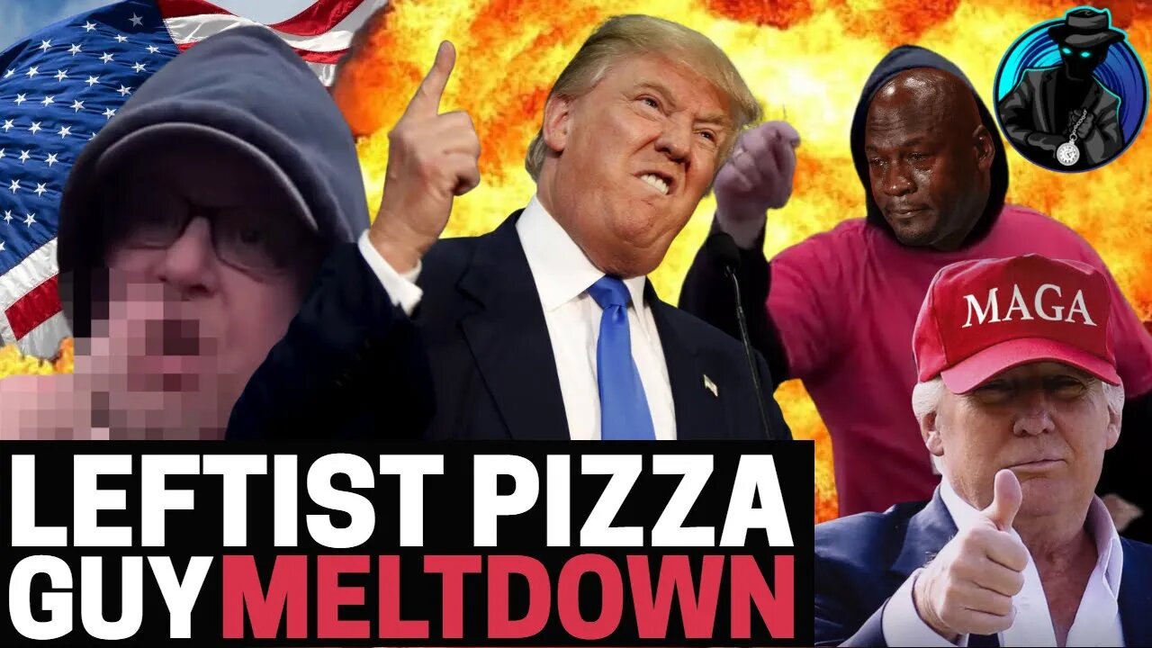 Instant Regret! Unhinged Pizza Guy Goes INSANE Over A Flag And Has A MELTDOWN!