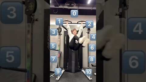 Countdown To Blastoff By Chinese Girl Working Out