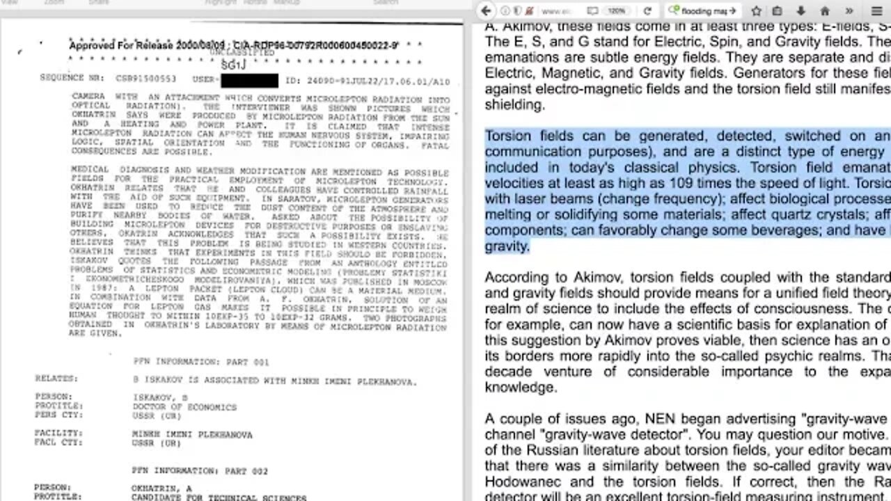Leaked CIA Doc's "Stargate Program" Tesla Type Device Manipulates Weather & Can Cook Organs