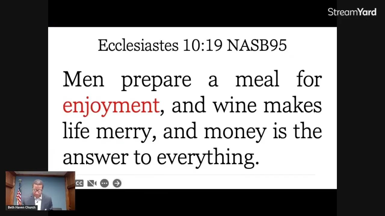 Ecclesiastes 2:2-11