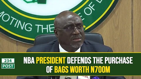 Corruption Allegation: NBA President defends the N700 million bags purchase for 2023 conference