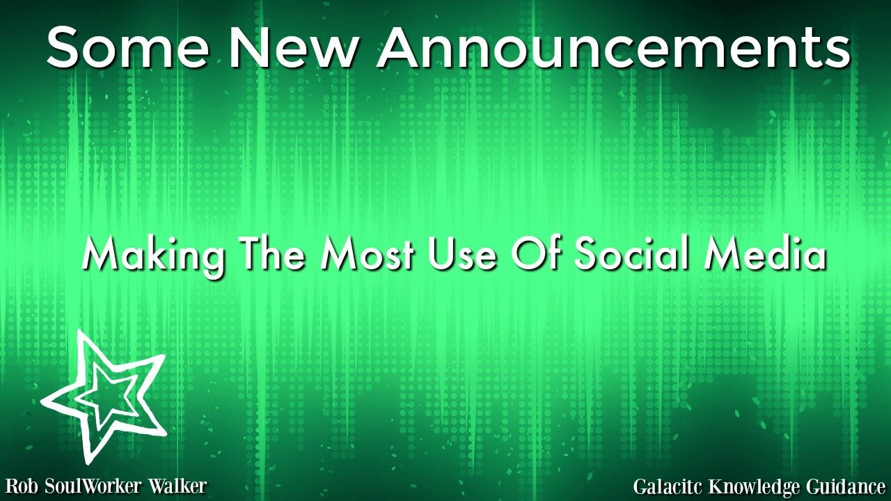 Some New Announcements