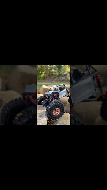 The SCX24 is more fun like this! #radiocontrol #rc #rccar #rccrawler #tinytrucks #axial #axialscx24