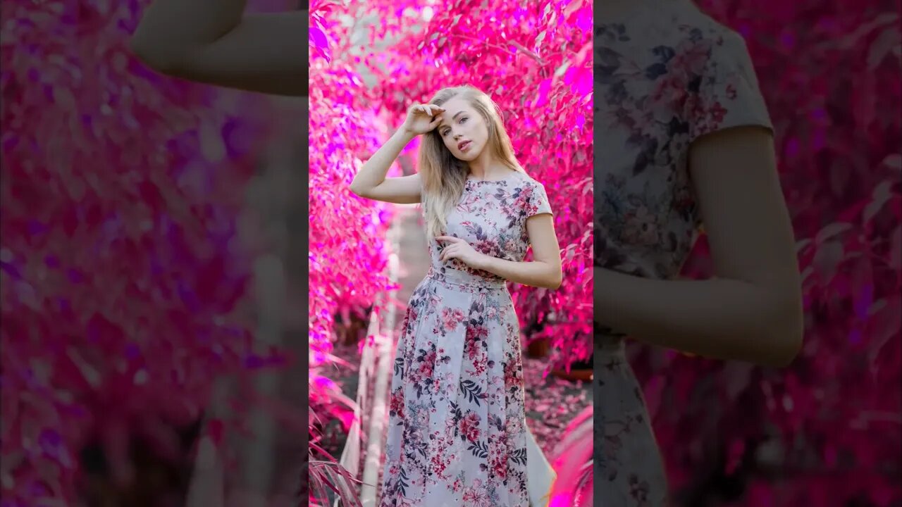 Infrared photo effect in Photoshop Short #mcd #mcddesigner #photoshop_tutorial #adobe #shorts #short