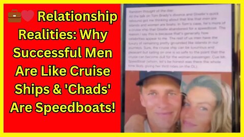 Trading Luxury for Adventure: Why Girls Set Sail W Broke Chads Instead of Staying W Successful Guys