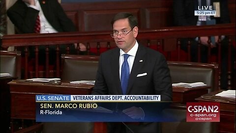 On Senate floor, Rubio discusses landmark VA reform bill