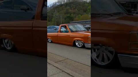 Skatin’ Ranger😎🔥👍#carshow #shorts #bagged #sub #truck #minitruckin #slammed #minitruck #auto