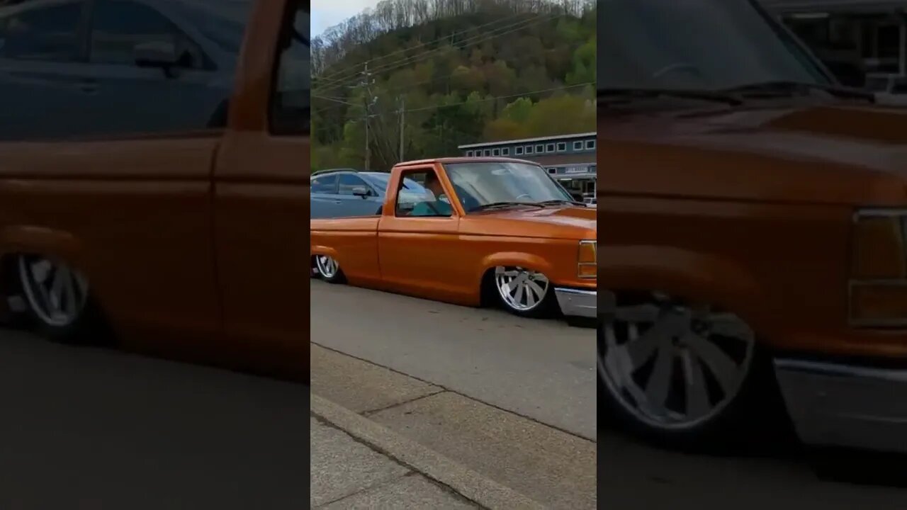 Skatin’ Ranger😎🔥👍#carshow #shorts #bagged #sub #truck #minitruckin #slammed #minitruck #auto