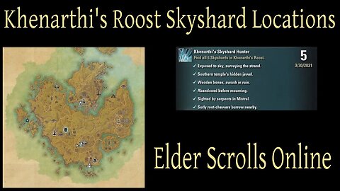 Khenarthi's Roost Skyshard Locations [Elder Scrolls Online] ESO